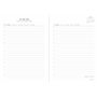 Letts of London Eco Writers Agenda académique 22.23 A6 Citation un jour par page avec rendez-vous – Kraft noir 23-031484