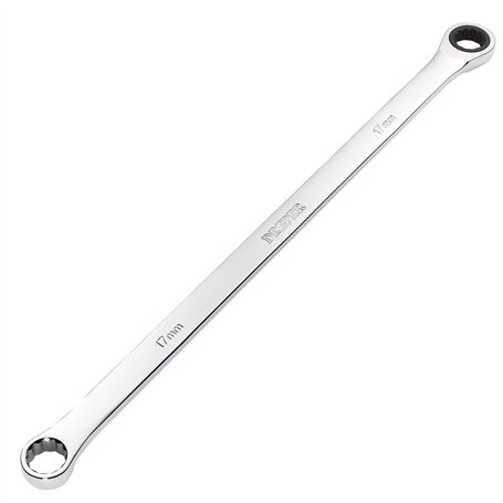 Draper HI-TORQ 27774 Clé à cliquet à double anneau métrique extra longue 17 mm