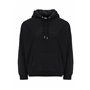 Russell Athletic A31302-IO-099 Jenna-Pull Over Hoody - Leopard Hood Lining Sweatshirt Femme Black Taille XL