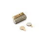 Magnet Expert 8 mm de diamètre x 1 mm N35 Néodyme pelabilité adhésif Aimant - 0.39 kg Pull (Sud) (paquet de 20)