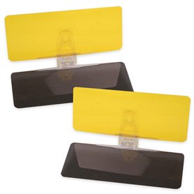 2 Pièces Extension de Pare-Soleil Automobile 2 en 1 pour Le Jour et la Nuit