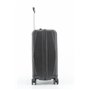 Cabin Max Santa Cruz Ensemble bagage à main – Valise cabine 55 x 35 x 25 cm et sac à dos sous-siège 40 x 30 x 20 cm, Noir , 55x3