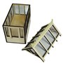 CKB LTD Serre Miniature d'intérieur avec Toit Amovible pour fenêtre de Cuisine idéale pour cultiver des Herbes des graines, des 
