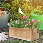BELLE VOUS Caisse en Bois avec Poignées en Corde (Lot de 2) - Cagette Bois Emboîtable Ouverte - Pour Maisons, Chambres, Cuisines