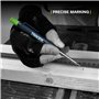 TRACER 6 distributeurs de plomb de rechange (y compris 4 mines de rechange graphite foncé 2B et 2 mines alternatives jaunes)