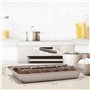 joeji's Kitchen Moule à Brownie - Rectangulaire 31 x 20cm - Amovible Plateau antiadhésif avec séparateurs - Coupe-brownie au cho