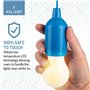 Valiant Fun FIR587 Lot de 6 guirlandes Lumineuses à Del à Suspendre alimentées par Piles, Blanc Chaud