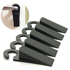 MOLHEM Lot de 5 butées de porte en caoutchouc à suspendre – Design cale robuste
