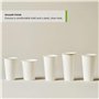 Lot de 25 couvercles en papier jetables pour gobelets chauds et froids de 177 ml et 237 ml, parfaits pour la maison, le café, le