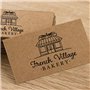 Lot de 20 feuilles de papier kraft A4 de 300 g/m², finition mate/impression de cartes artisanales