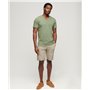 Superdry Short Vintage International Combinaison modèle Court, Gris Château, 32 Homme