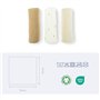 Lot de 3 langes - DOOMOO - Gaze de coton biologique - Certifié oeko-Tex - Beige