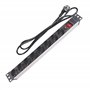 Perel Multiprise Rack 19" 8 Prises