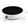 Plaque a induction - DOMO - DO30112IP - 2000 W - 1 foyer - Design rond blanc