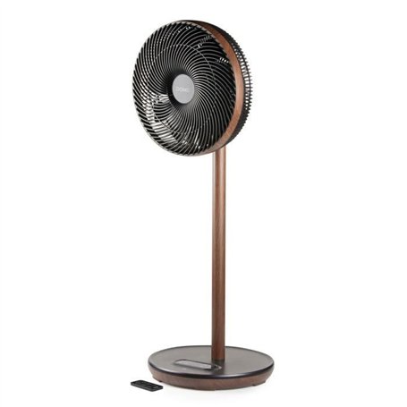 Ventilateur sur pied - DOMO - 26 W - Bois - ECO consommation - Silencieux - 9 vitesses - Affichage LED - Télécommande inclus