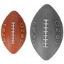Ballon de football américain - REZO - Caoutchouc - Taille 3 - Marron - Pour loisirs
