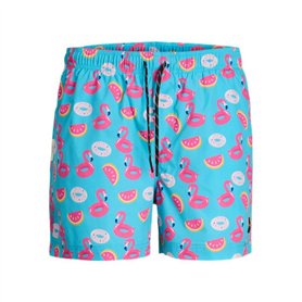 Maillot de bain homme Jack & Jones JPSTMAUI JJSWIM NOVELTY AOP AKM SN 12272809 Bleu