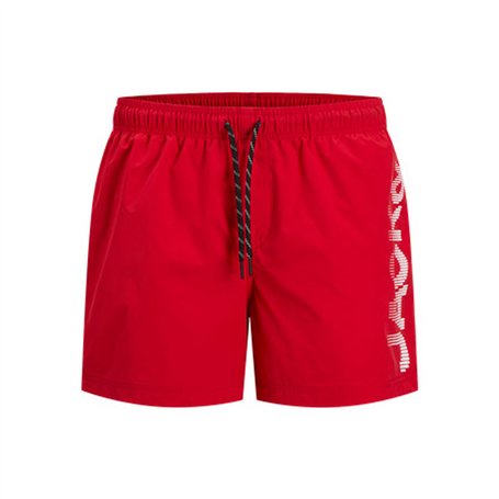 Maillot de bain homme Jack & Jones JPSTMAUI JJSWIM SPLICE LOGO AKM Rouge