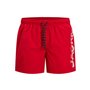 Maillot de bain homme Jack & Jones JPSTMAUI JJSWIM SPLICE LOGO AKM Rouge
