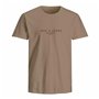T-shirt à manches courtes homme Jack & Jones Marron Clair