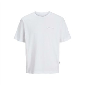 T-shirt à manches courtes homme Jack & Jones JORVARENNA PAINTED BACK TEE Blanc