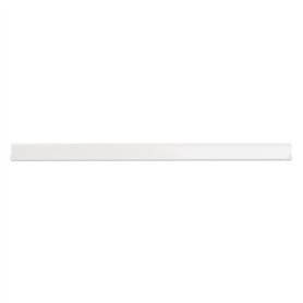 DONAU Lot de 10 rails de serrage universels DIN A4 / 4 mm pour environ 40 feuilles/bornier pour bandes brise-vue/clips de fixati