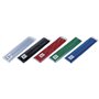 DONAU Lot de 10 rails de serrage universels DIN A4 / 4 mm pour environ 40 feuilles/bornier pour bandes brise-vue/clips de fixati
