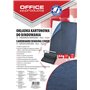 Couvertures de reliure Produits de bureau Carton A4 250 g/m² 100 pièces Simili cuir Bleu foncé/Présentation/Type pour reliure/Ki