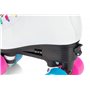 Raven - Patins à roulettes Iris du 31 au 34 Adulte Enfant Blanc Mixte Taille Ajustable Raven Femme Fille Roller Quad Adulte Enfa