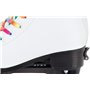 Raven - Patins à roulettes Iris du 31 au 34 Adulte Enfant Blanc Mixte Taille Ajustable Raven Femme Fille Roller Quad Adulte Enfa