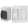 ELEKTRO-PLAST Boîte de distribution en saillie - 1 rangée pour 3 modules IP 30 - Gris clair
