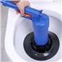 Retoo Nettoyeur Canalisations Haute Pression Pistolet Air Comprimé Outil Débouchage 3.5 BAR Sans Produits Chimiques 4 Embouts In