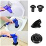 Retoo Nettoyeur Canalisations Haute Pression Pistolet Air Comprimé Outil Débouchage 3.5 BAR Sans Produits Chimiques 4 Embouts In