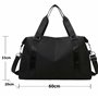 Retoo Sac de voyage, sac de sport, sac à main, sac pliable, 60 x 33 x 20 cm, sac d'entraînement, sac de natation, sac de fitness
