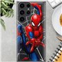 ERT GROUP Coque de téléphone Portable pour Samsung S23 Ultra Original et sous Licence Officielle Marvel Motif Spider Man 039 Par