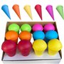 POSACHET DE Plage Couleurs assorties Idéal pour voyager Poche Conique colorée portable Cendrier Portable (Fucsia)