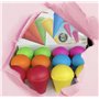 POSACHET DE Plage Couleurs assorties Idéal pour voyager Poche Conique colorée portable Cendrier Portable (Fucsia)