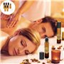 GQunit Lot de 6 bouteilles en verre ambré avec 6 pipettes pour huiles essentielles - 5 ml - Rechargeable - Pour aromathérapie