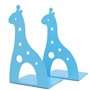 Serre-livres en métal antidérapant en forme de girafe bleu