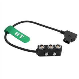 HangTon D-Tap Câble répartiteur d'alimentation mâle vers 3 x 0B 2 broches femelle