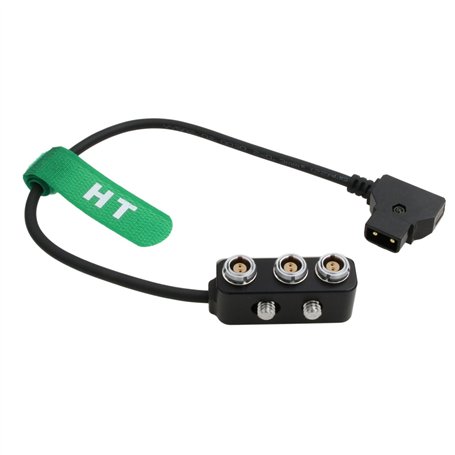 HangTon D-Tap Câble répartiteur d'alimentation mâle vers 3 x 0B 2 broches femelle