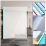 10 Pcs Clear Covers Report avec U-Type Sliding Bar, fournitures scolaires de bureau Transparent Resume Presentation File Dossier