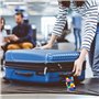 EQLEF® Lot de 4 jolies étiquettes à bagages en PVC pour valise ou cartes de visite