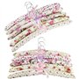 Cintres 10 Morceaux de Livraison Florale rembourrés de Coton Cintres Souple en Tissu Hanger-aléatoire