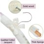 Cintres 10 Morceaux de Livraison Florale rembourrés de Coton Cintres Souple en Tissu Hanger-aléatoire