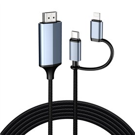 Adaptateur HDMI Lightning vers typec