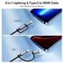 câble HDMI pour iPhone vers TV compatible avec iPhone 14