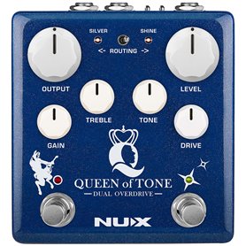 NUX | Queen of Tone Pédale d'overdrive à double empilage