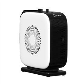Midea Nty15-19Cae Chauffage soufflant basse consommation Ptc en céramique portable 1500 W énergiquement efficace avec thermostat