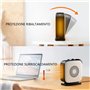 Midea Nty15-19Cae Chauffage soufflant basse consommation Ptc en céramique portable 1500 W énergiquement efficace avec thermostat
